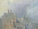Carlyle Castle, Castle Gate and St Mary's Tower, a pair of paintings by Samuel Bough