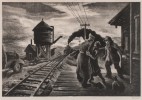 Morning Train [Soldier’s Farewell] by Thomas Hart Benton