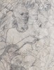 Figurative Graphite on Paper Drawing: 