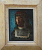 Woman With Veil by Clarence Van Duzer