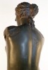 Figurative Bronze with Reddish Brown Patination Sculpture: 