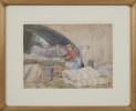 Mattress Renovators, Pont Neuf, Paris, France by Frank Nelson Wilcox