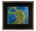 Seated Green Nude by William Schock