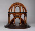 Authentic Models Demi Dome Architectural Model Wooden Staircase
